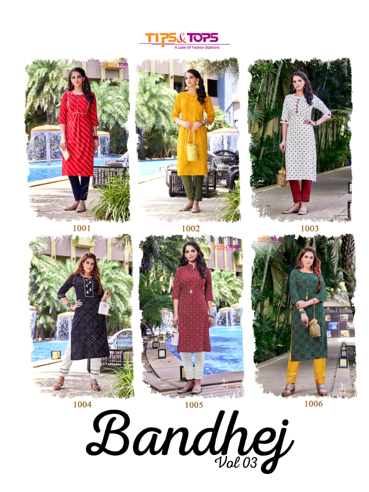 BANDHEJ 03 Fancy Designer Ethnic Wear Heavy Rayon Latest Kurti With Bottom Collection